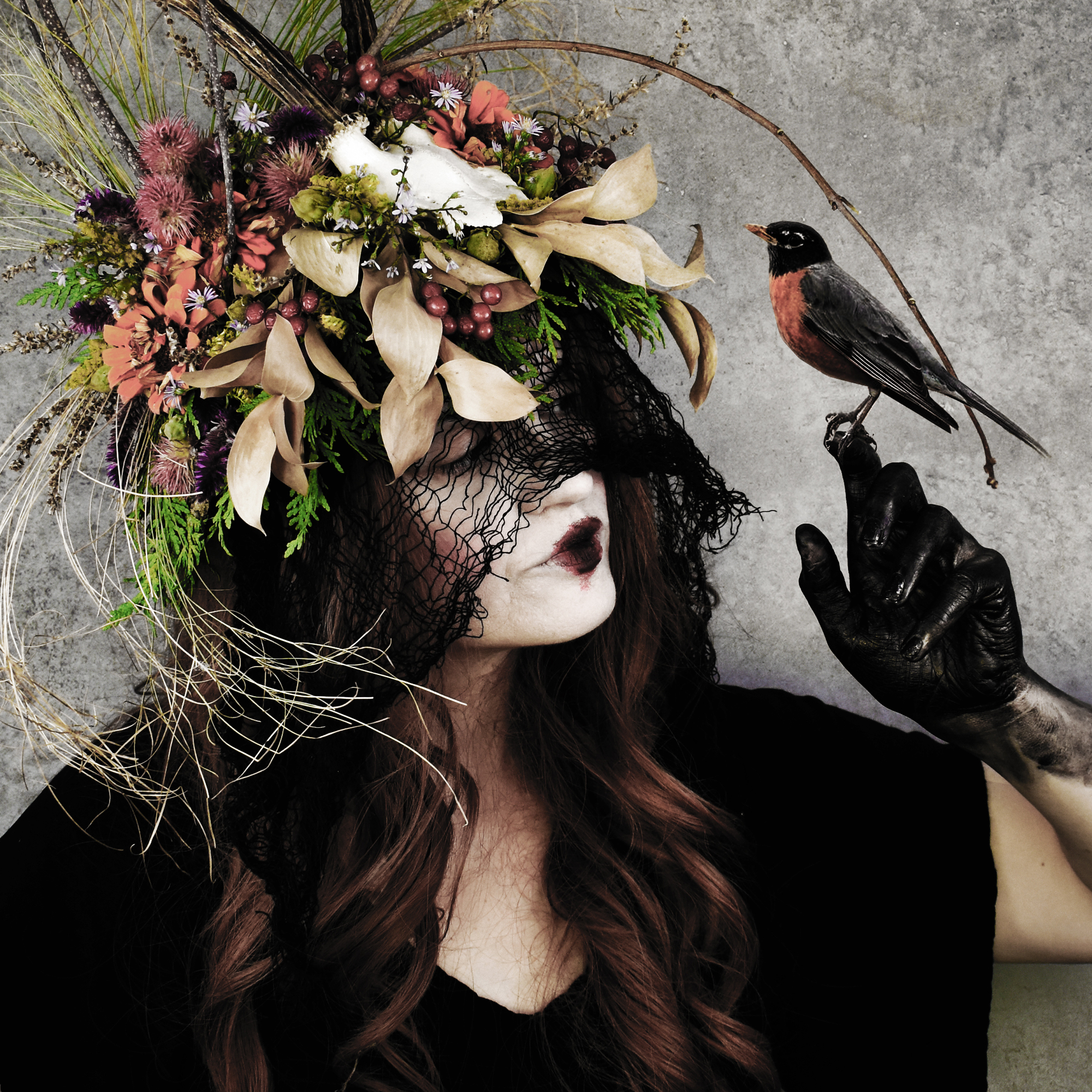 Images from EARTH SPIRITS, self-portrait series
